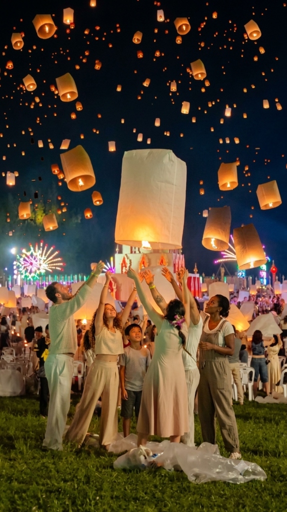 Sky Lantern Release